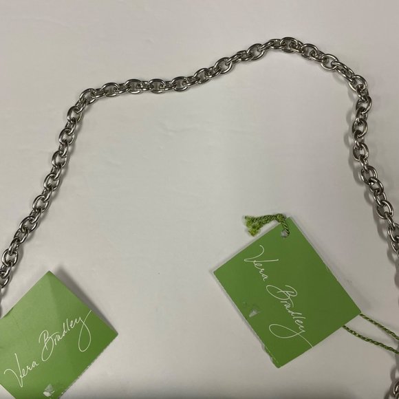 Vera Bradley Petite Chain Bag with Wallet English Meadow Green Blue - Picture 4 of 9